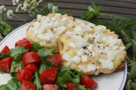 Tartine œufs mimosa revisités